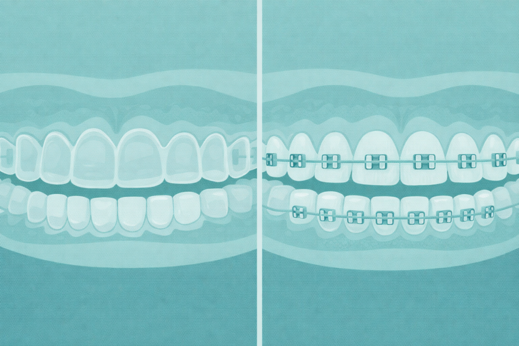 Clear Aligners vs Traditional Braces: The Real Differences