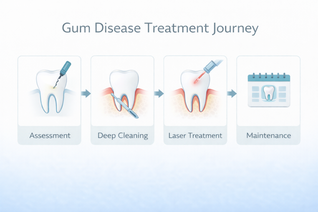 Gum Disease Treatments Available at Smile On Dental Clinic, Dubai