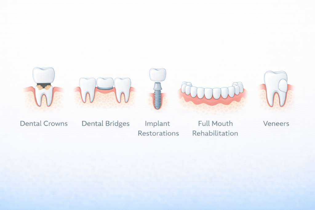 Prosthodontic Treatments Available at Smile On Dental Clinic